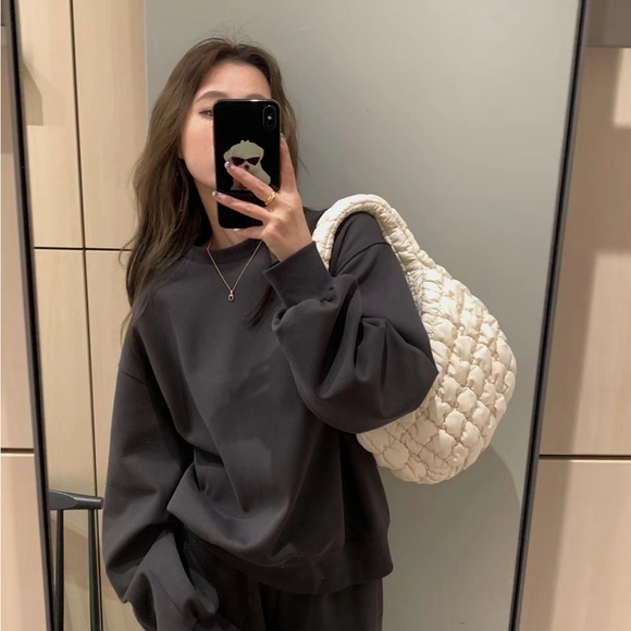 COS Mini Quilted Bag - Stone - Picture 2 of 5